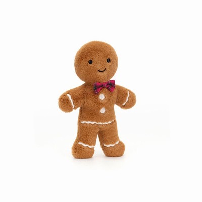 Jellycat Jolly Gingerbread Fred UK | 79286NRAZ